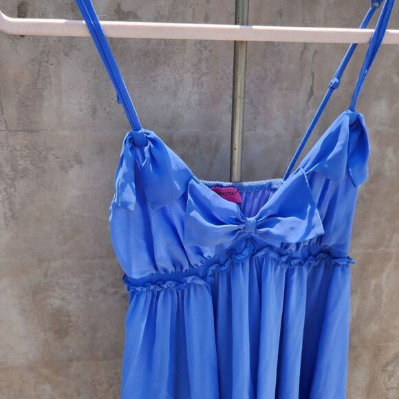 Betsey Johnson intimates blue purple nightie - Picture 3 of 5